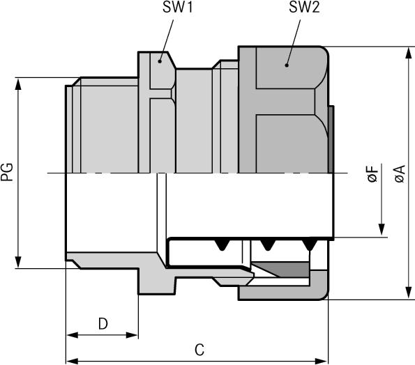 ÖLFLEX Systemy peszli z tworzywa sztucznego SILVYN SI/SP/SP-PU/BRAID SILVYN USK Łatwy i szybki montaż Ochrona przed wibracjami Użycie dodatkowych części nie jest konieczne.