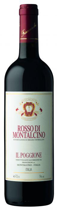 Il Poggione Rosso di Montalcino DOC Nagrody: DOC Rosso di Montalcino 14% 3 g/l 6.4 g/l beczka do 5 lat Robert Parker - 91 pkt 14-18 Przyjazne z aromatem dojrzałych wiśni i czarnej porzeczki.