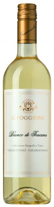 Il Poggione Bianco di Toscano IGT Białe IGT Vermentino, Chardonnay 13% 4.8 g/l 5.9 g/l kadzie stalowe do 1 roku 6-8 Wino o słomkowej barwie.