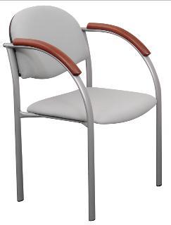 9 Krzesło 1 70x32x72 Kolor i rodzaj tapicerki do uzgodnienia z zamawiającym Krzesło powinno posiadać nakładki z naturalnego drewna na podłokietnikach.