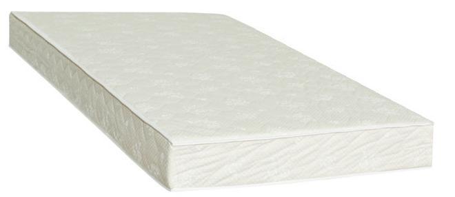 28. Materac Waldek 90 Lux, kod produktu LUX-G1-1/1-MAT01 Wymiary materaca: - wysokość: 22 cm; - szerokość: 90 cm; - długość: 200 cm. Materac sprężynowo-piankowy na stelażu drewnianym.