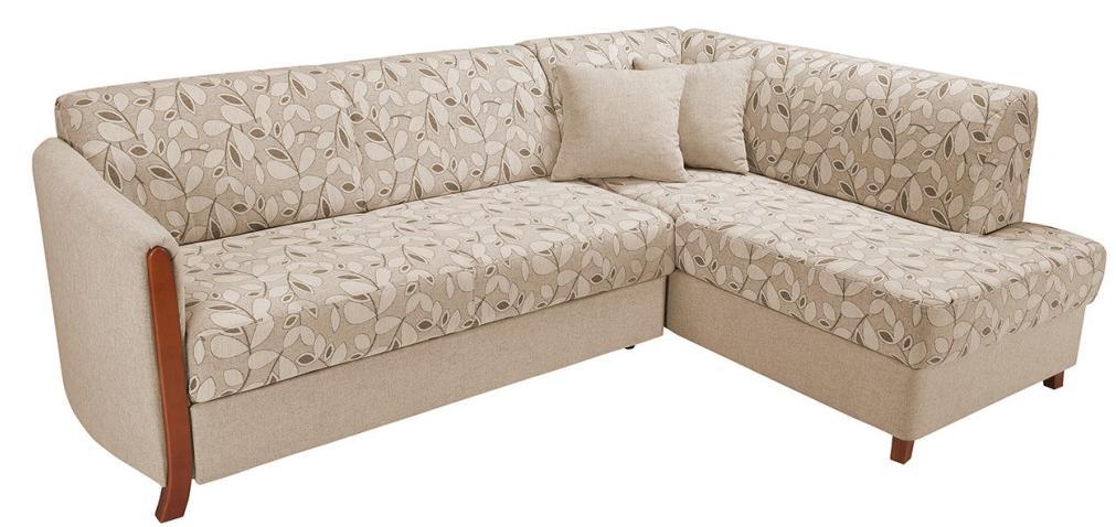 Szerokość powierzchni spania: 125 cm Długość powierzchni spania: 200 cm Kolor: Leaves 1683/580202 Brown Beige/Arlon 1674/580202 Beige/TX040 (wiśnia włoska).