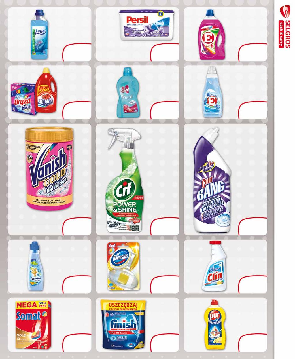 LENOR PŁYN DO PŁUKANIA 875 ML, 900 ML, 925 ML sprzedaż po 36504017 5 59 z VAT 6.88 22 PERSIL BOX KAPSUŁKI DO PRANIA 28 SZT., 30 SZT.