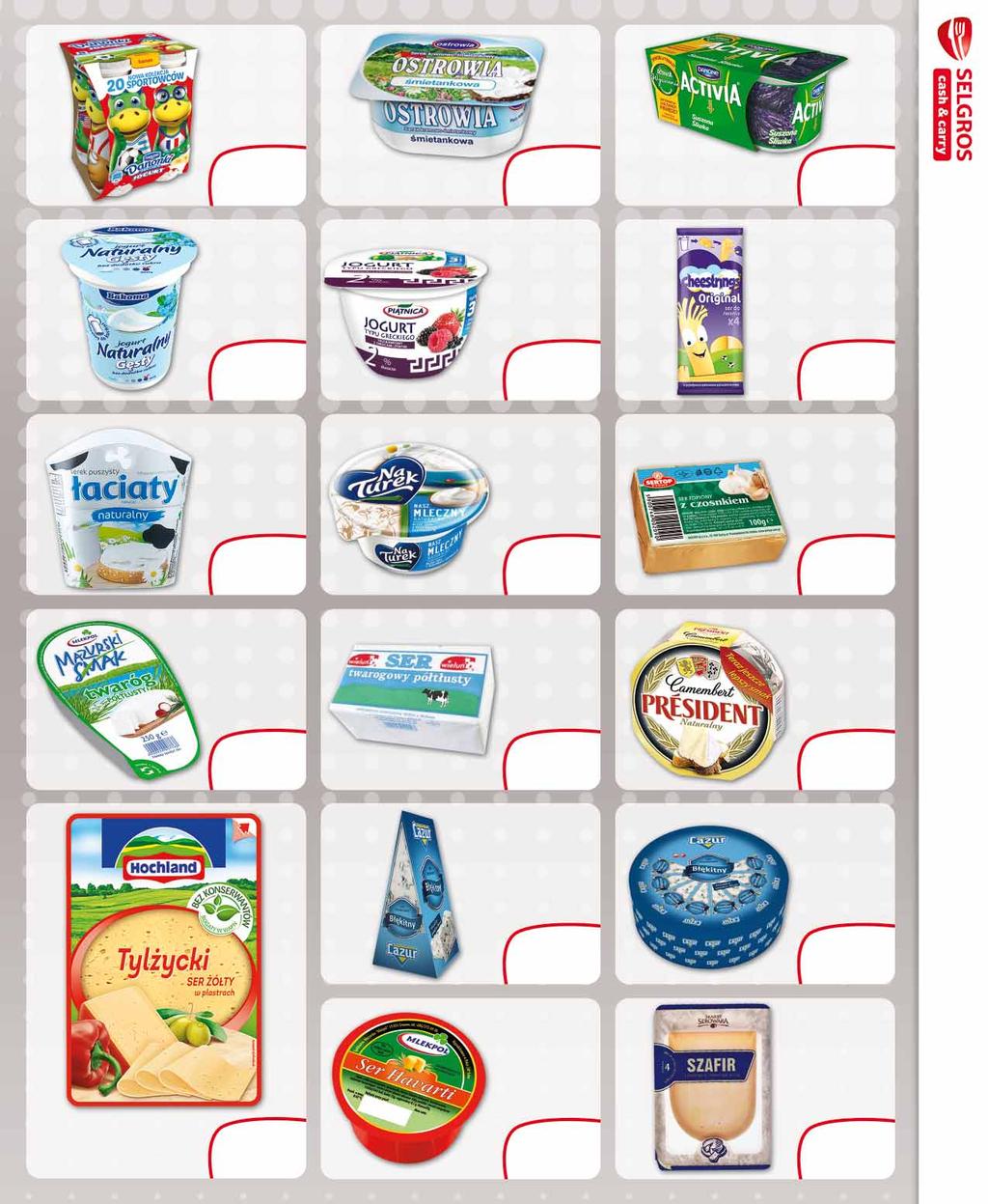 DANONKI DO PICIA 4 x 100 G sprzedaż po 31497613 3 55 z VAT 3.73 1 SEREK 120 G sprzedaż po 803975 49 z VAT 1.57 2 ACTIVIA OWOCOWA 2 x 125 G sprzedaż po lub po 12 szt. 28389534 25 z VAT 2.