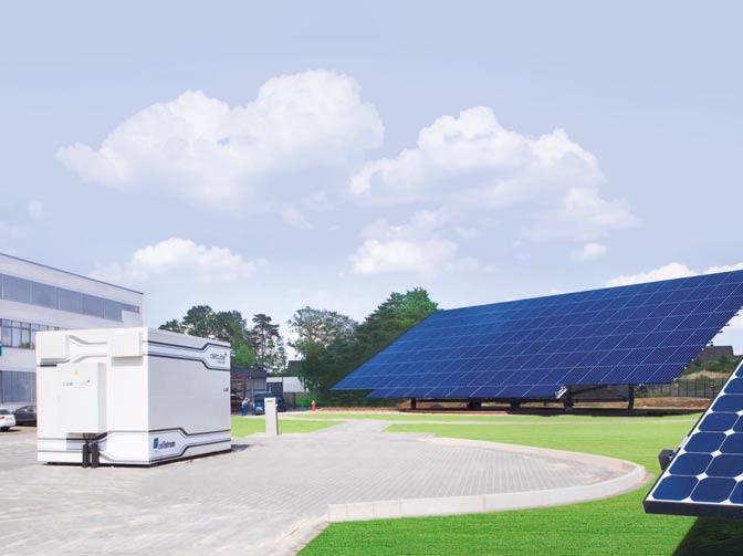 bezpieczna przyszłość Premiera światowa // system baterii cellcube przyszłościowe zasobniki energii Trwałe i nie wymagające konserwacji baterie Redox-Flow na bazie wanadu to doskonałe rozwiązanie w