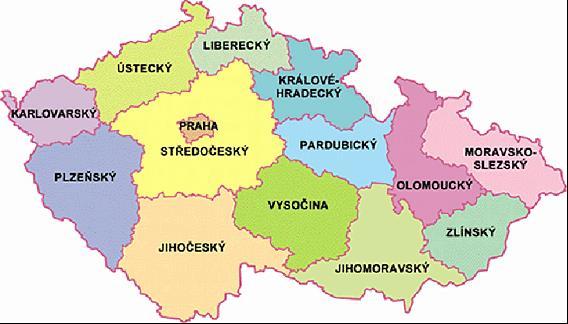 Pardubickim Kraju 17 km od
