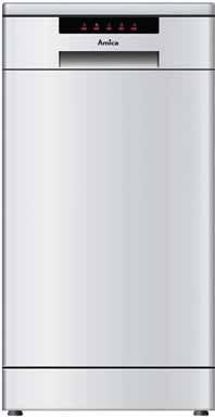 zmywanie strefowe kolor inox 3 poziomy suszenia Wsad suszarki 5kg 1200 obr./min.