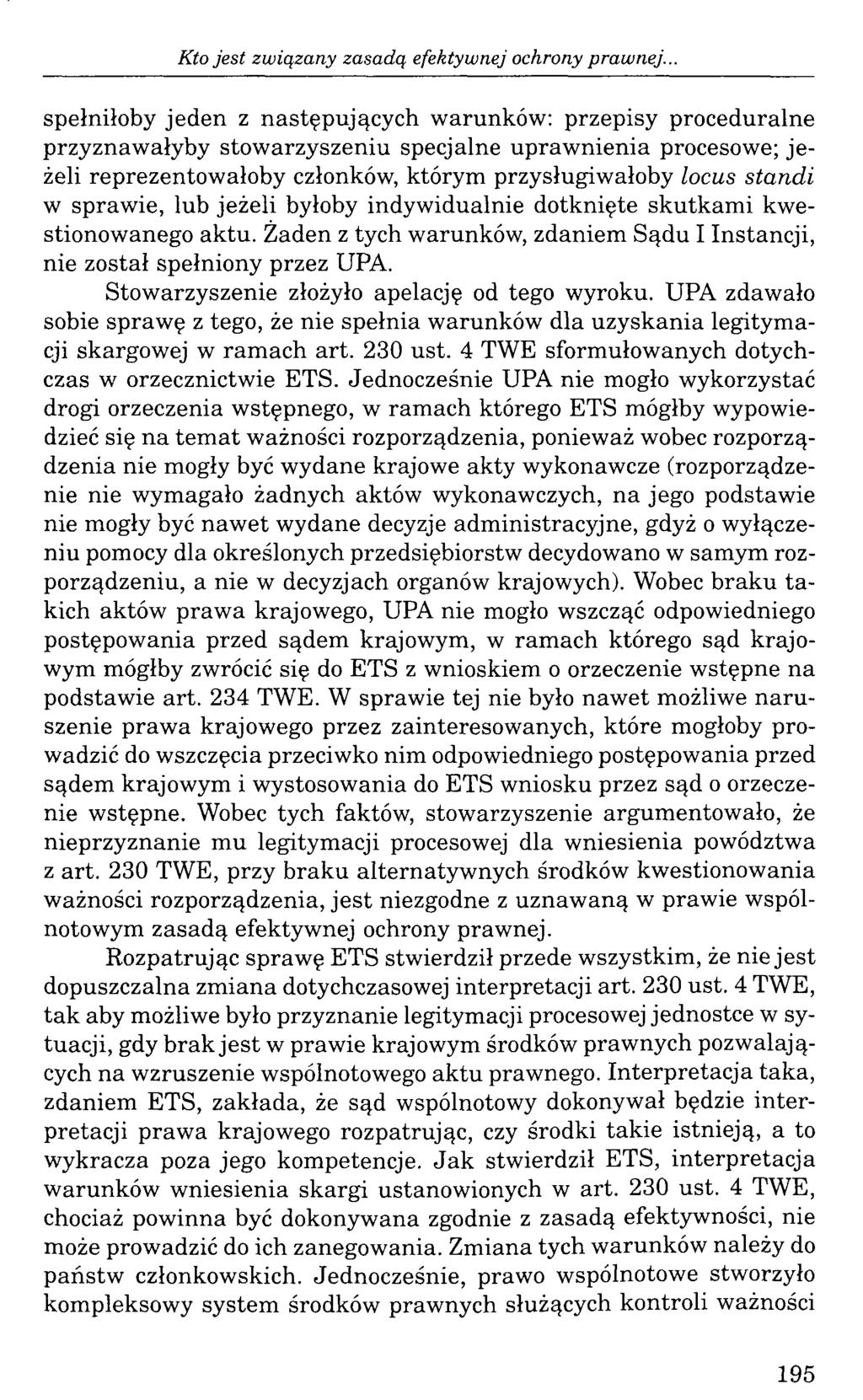 Kto jest związany zasadą efektywnej ochrony prawnej.