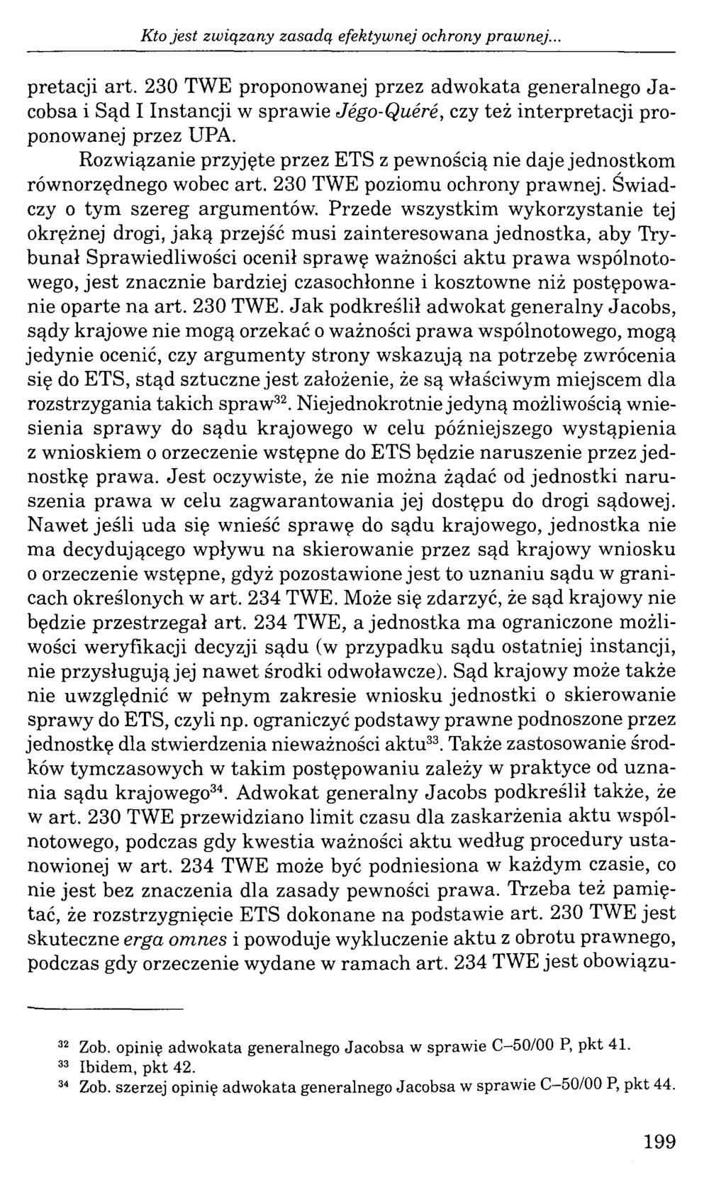 Kto jest związany zasadą efektywnej ochrony prawnej... pretacji art.