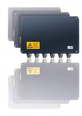 EDV Zawór odcinający Solenoid valve 1 x 100 impulsów na litr 1 x 100 pulses per liter Klawiatura Keypad Moduł I/0 1/0 Unit Impulsator Pulse transmitter Klawiatura Keypad Klawiatura alfanumeryczna