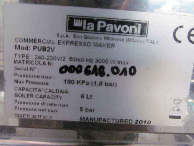 PAVONI typ PUB 2V Fot. nr 2.