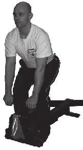 Wykonuj ćwiczenie powoli i ostrożnie. 3. Kontroluj ruch powrotny. Ćwiczenie mięśnia dwugłowego w pozycji siedzącej 1. 2.