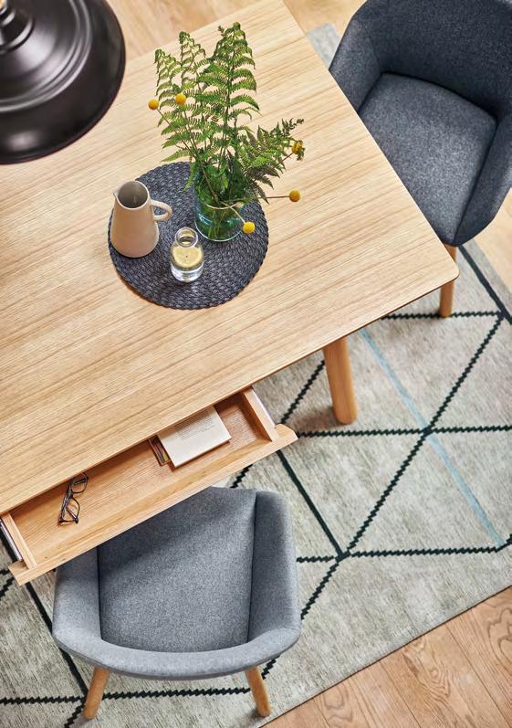wkładki chowane do kolumny stołu inserts storage inside the table вставки стола хранятся в