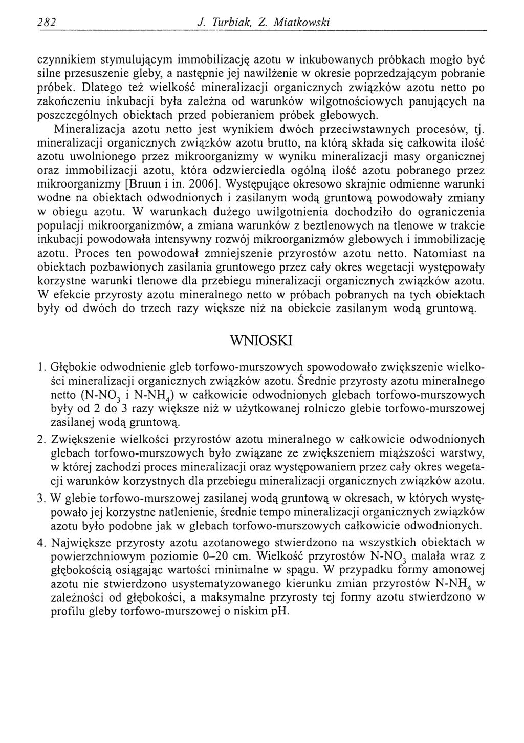 282 J. Turbiak, Z.