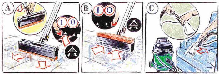 wykładzin dywanowych A,B,C