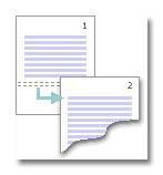Sekcja w postaci jednej kolumny 2. Sekcja w postaci dwóch kolumn. Aby podzielić dokument na sekcje należy wstawić podziały sekcji, a następnie sformatować odpowiednio każdą sekcję.