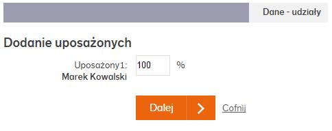 13. Wskaż osoby które po Twojej śmierci otrzymają zgromadzone środki