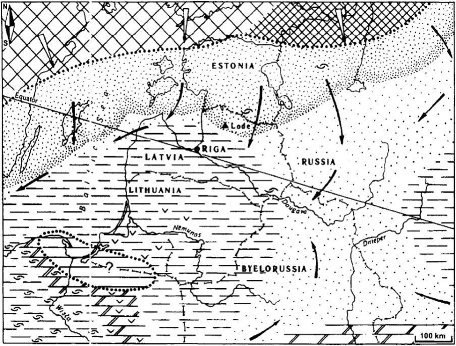 PIASKI LODE płycizny późnodewońskie * Lode wczesny