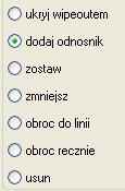 automatyczne wstawienie takich atrybutów jak: opis współrzędnych siatki, skala i godło mapy, wrysowanie szkicu arkuszy sąsiednich i zakresu opracowania. Rys. 4.