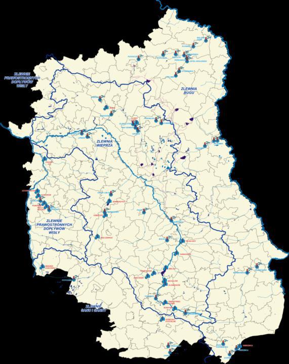 Hydroenergetyka Potencjał OZE w województwie lubelskim teoretyczne zasoby wodno-energetyczne woj.