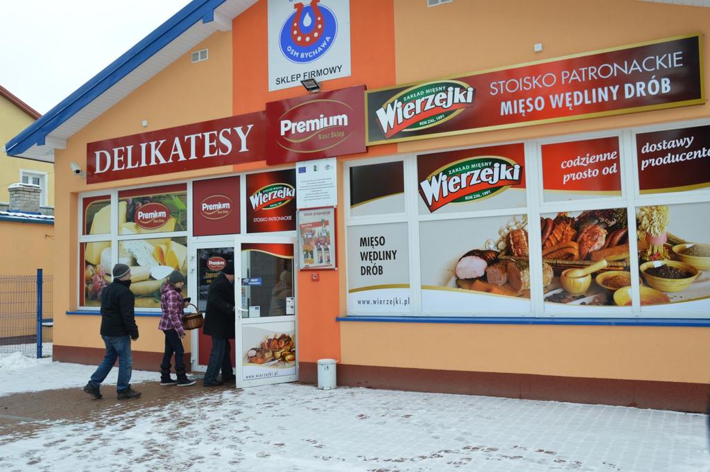 krów Sklep odwiedzają mieszkańcy