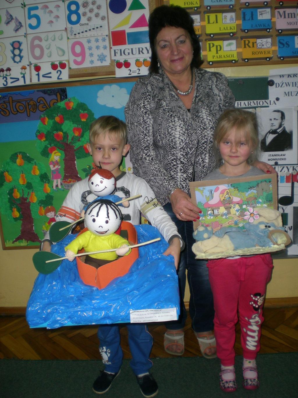 Dzieci konkursie 2014 pt. zzainteresoań Publicznego plastycznym Przedszkola ogłoszonym im.