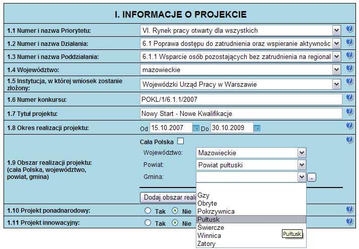 rozumieniu Wytycznych w zakresie wdraŝania projektów innowacyjnych i współpracy ponadnarodowej w ramach Programu Operacyjnego Kapitał Ludzki).