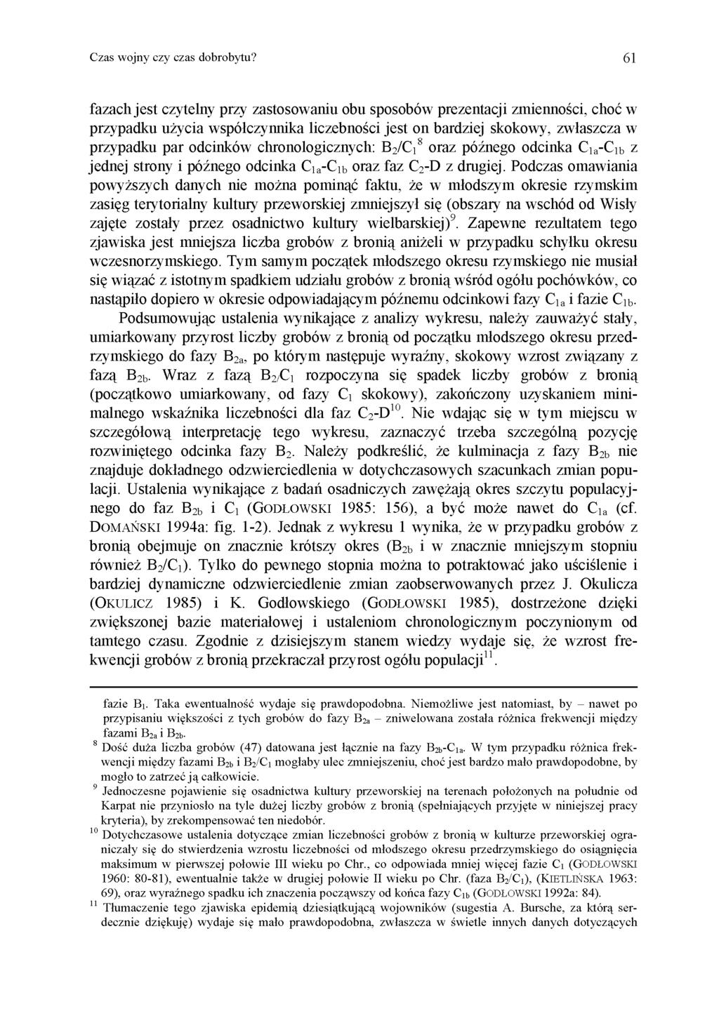 Czas wojny czy czas dobrobytu?