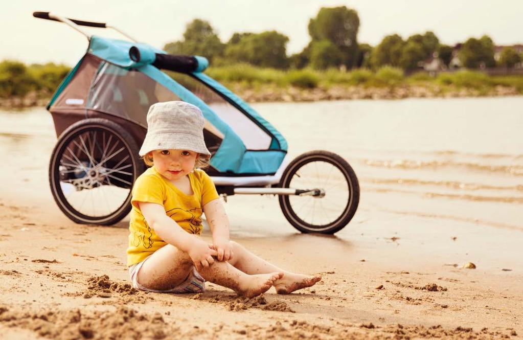 7 KID PLUS Croozer Kid Plus jest wytrzymałym i wielofunkcyjnym pojazdem.