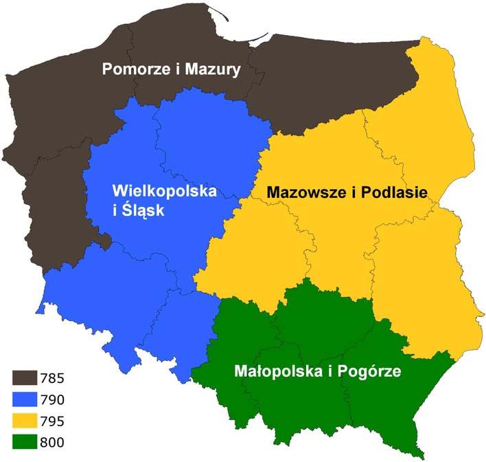 Region FADN 800 Małopolska i Pogórze 4. Uwagi do Wyników Standardowych FADN 4.1.