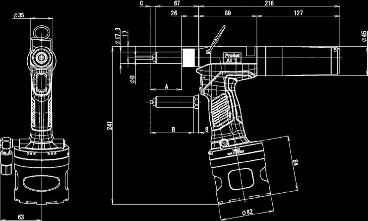 4. ZESPÓŁ GŁOWICY PRZEDNIEJ DO ProSet XT1 Zespół głowicy przedniej różni się w zależności od instalowanego typu nita.