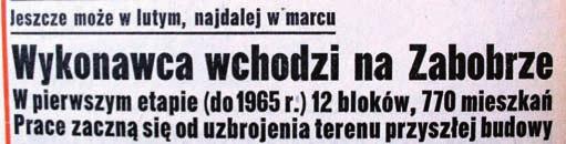 Redakcja Nowin Jeleniogórskich zgłosiła propozycję lekko żartobliwą - Osiedle sarenki. W tamtych czasach tzw.