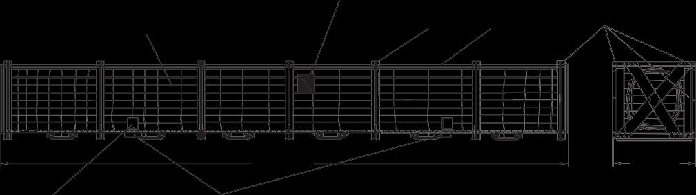 1.2 Pakowanie z użyciem drewna (wagon kolejowy) Pakowanie z użyciem drewna stosowane jest zazwyczaj w transporcie kolejowym lub w przypadku łączenia różnych form transportu (wagon kolejowy