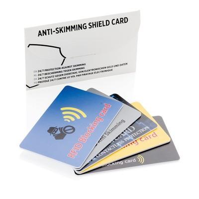 11. Karta chroniąca przed skimmingiem Karta pobierająca energię ze skanerów NFC/RFID do włączenia i natychmiastowego tworzenia pola elektronicznego, dzięki któremu wszystkie karty13,56 Mhz stają się