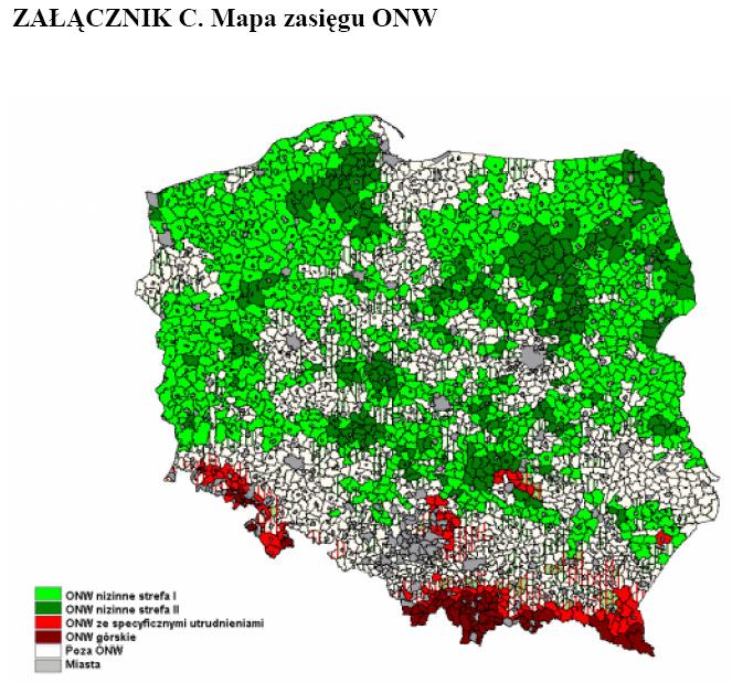 100 pkt), zagrożenia erozją wodną około 28,5% kraju, ONW 53% powierzchni UR,