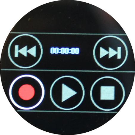 Z menu w smartwatchu należy wybrać ikonę kamery. i można używać zdalnej 7.