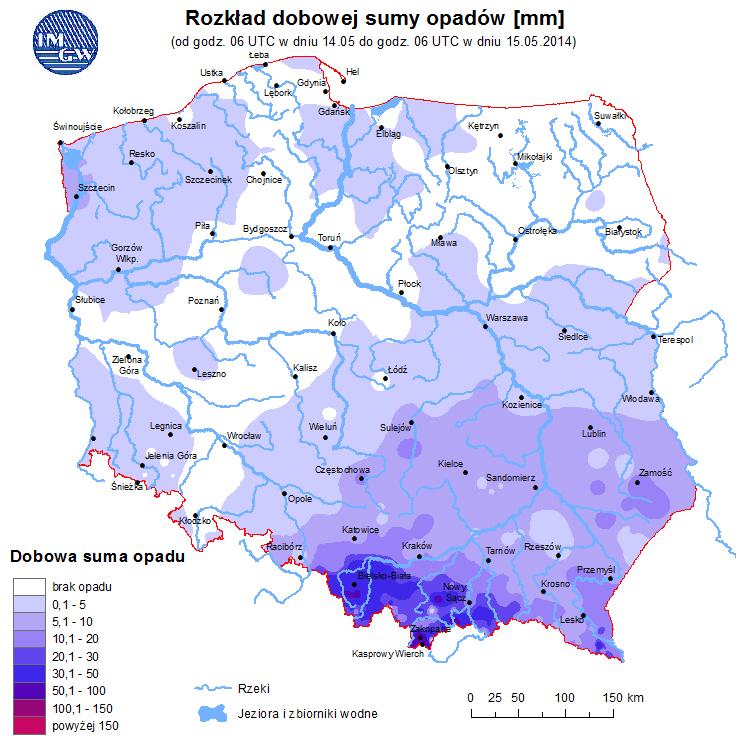 PIB Stan wody na głównych