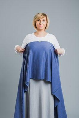 DLACZEGO CHUSTA ELASTYCZNA? Chusta elastyczna jest nosidłem, które jest idealne dla nowo narodzonego dziecka. Ta sama chusta pasuje na osoby o różnych rozmiarach i różnych budowach ciała.