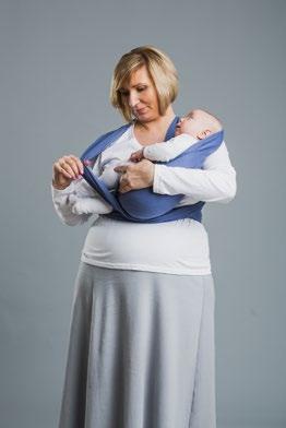 Put your baby on your arm and slide it