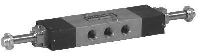 elektromagnetyczne / - 5/ G /4" wersja z przy³¹czem typu NAMUR Seria 0 / 5/ - powrót sprê yn¹ 5/N..0..M 5/N.5.0..M 4 0 5 5 6 Waga gr.