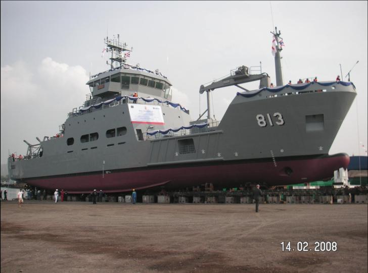 HTMS Pharuehatsabodi, nowy okręt hydrograficzny Tajlandii (źródło; internet) Z kolei w USA, Narodowa Agencja Oceaniczna i Atmosferyczna (National Oceanic and Athmospheric Agency), zgodnie z decyzją
