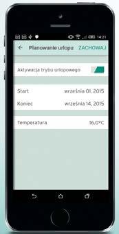 Moduł komunikacji internetowej Jeżeli instalacja grzewcza jest wyposażona w moduł komunikacji internetowej VRC 920, można nią wygodnie sterować z dowolnego miejsca z wykorzystaniem bezpłatnej