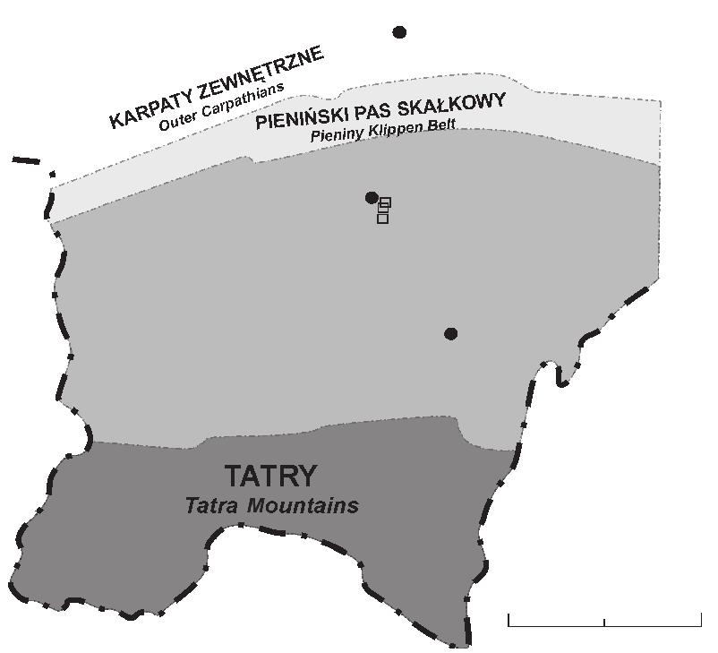 Ryc. 1. Obszar badań Fig. 1. The research area 2015; Kmiecik i in., 2016; Korzec i in., 2016a, b.