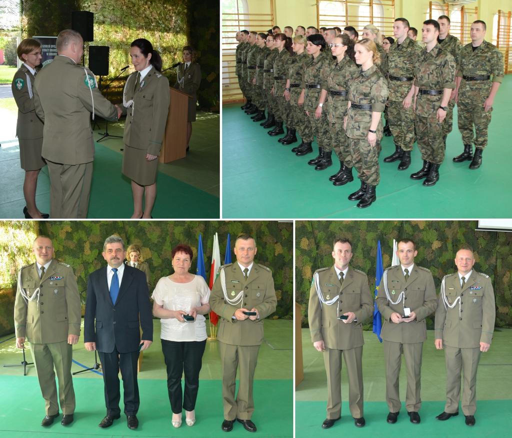 Awans na stopień majora SG otrzymały kpt. SG Iwona Chudek i kpt. SG Wioletta Grabowska, na stopień kapitana SG awansowali por. SG Beata Sroka i por. SG Tomasz Pyrczek.