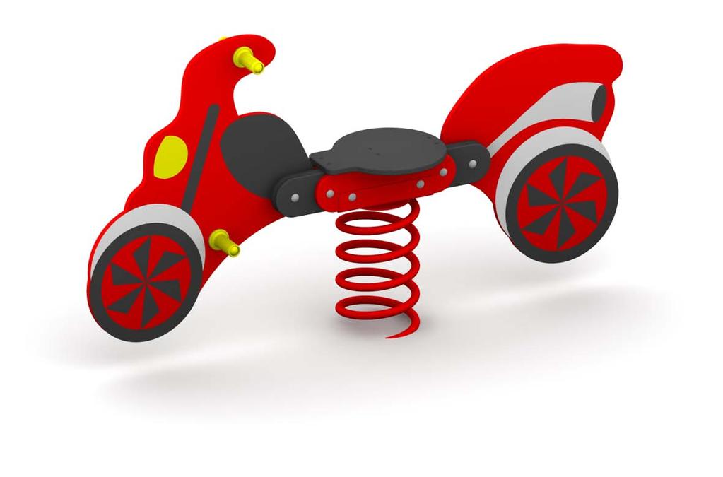 4.5 Bujak pojedynczy typu Motor x 1szt. (patrz rys. 8) Wymiary zewnętrzne (dł. x szer. x wys.) : 1,57 x 0,27 x 1,05m Strefa bezpieczeństwa: Ø 3,0m Wysokość swobodnego upadku: 0,40 m Rys.
