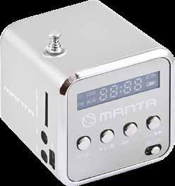 BT INEXIVE moc 3W RMS, funkcja zestawu głośnomówiącego, diody LED migające w rytmie muzyki bluetooth,