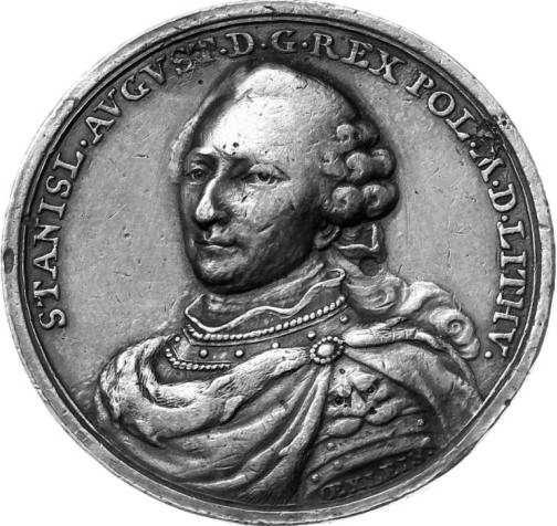 Medal z 1791 roku dla uczczenia Konstytucji 3 Maja autorstwa Jana Jerzego Holtzheya, (1729-1808) czynnego w Amsterdamie 10.