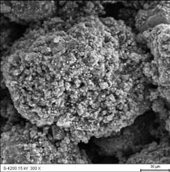 Morfologia proszku 69%Cr+20%CrO 3+11%C po syntezie Fig. 6. Morphology of 69%Cr+20%CrO 3+11%C powder after synthesis Rys.