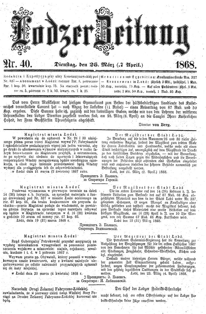 3/2016 8 Lodzer Zeitung