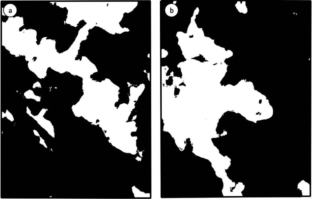 Comparison of efficiency of extraction of built-up areas in aerial images using fractal analysis... 35 Table 2. Results of the granulometric approach.